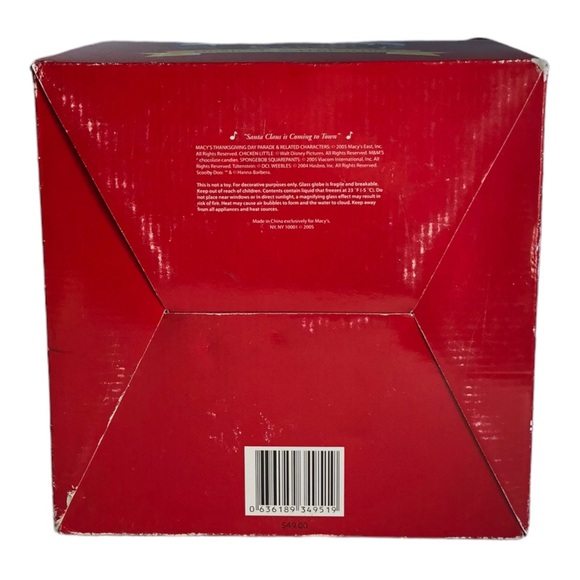 2005 Macy's Thanksgiving Day Parade Musical Snow Globe Santa Is Coming To Town - Picture 17 of 17